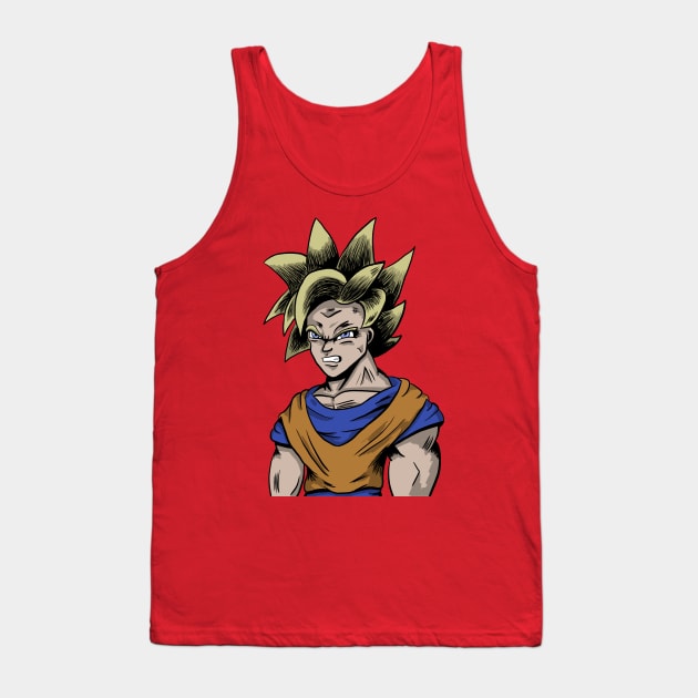 Goku Tank Top by Black Snow Comics